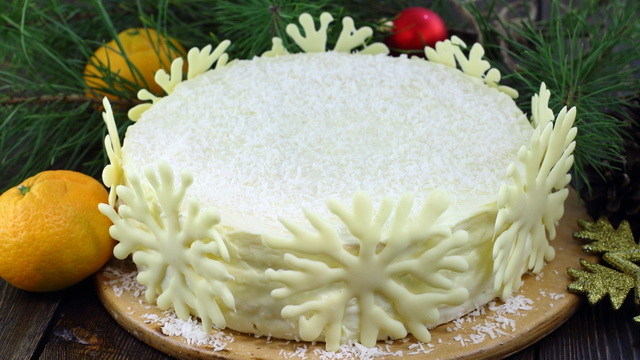 Торт «Зима»