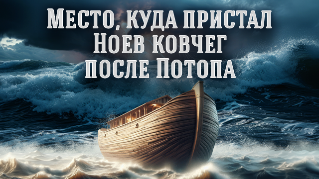 Место, куда пристал Ноев ковчег после Потопа